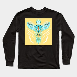 Turquoise Thunderbird Long Sleeve T-Shirt